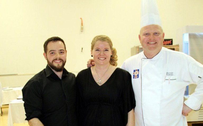 Óskar Atli, Adda Þóra og Konráð Vestmann.