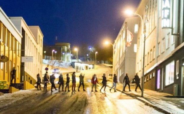 Sýningin er í  Deiglunni og Mjólkurbúðinni.