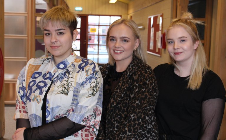 F.v.: Magnea Elinóra, Íris Birna og Dagný Anna.