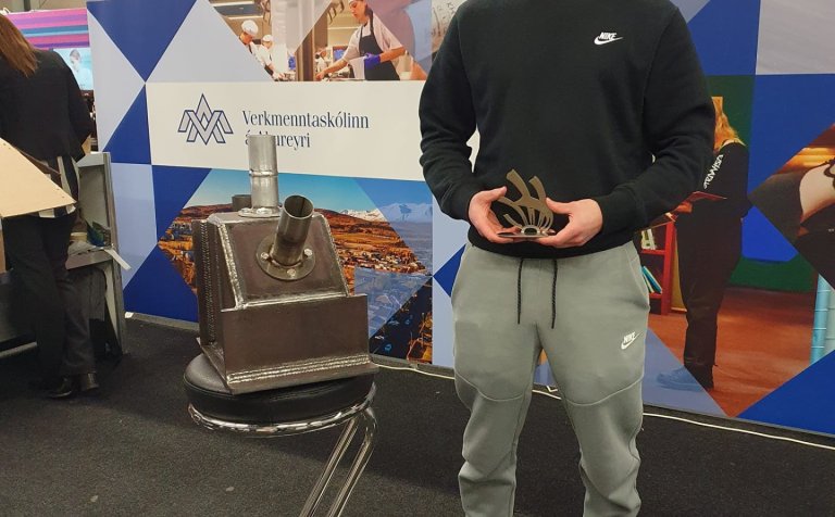 Íslandsmeistari 2023 í málmsmíði - Hafþór Karl.