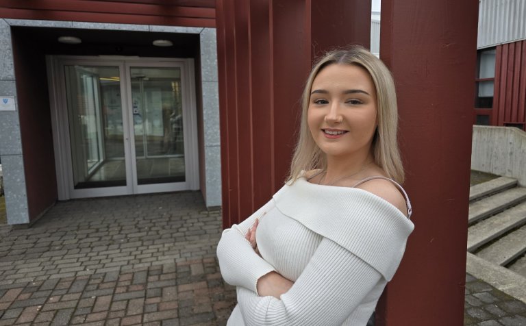 Martyna Kulesza, formaður nemendafélagsins Þórdunu.