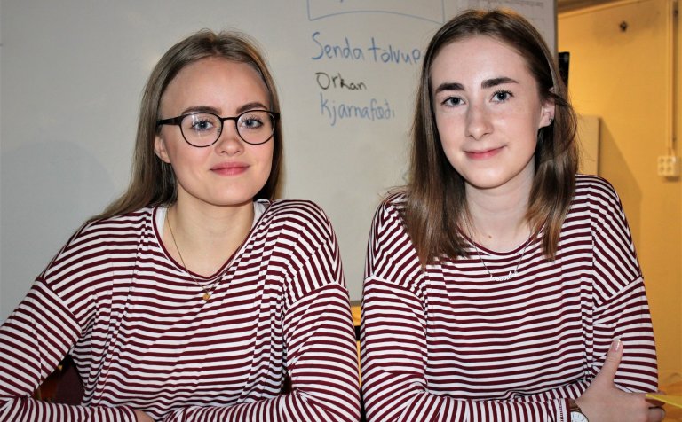 Mjölniskonurnar Harpa Lísa (t.v.) og Þórunn Ósk.