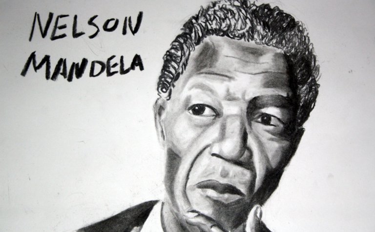 Nelson Mandela, fyrrv. forseti Suður-Afríku.