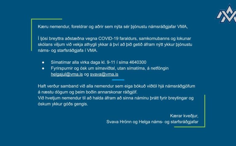 Frá námsráðgjöfum