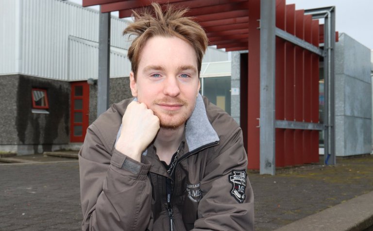 Örn Smári Jónsson, formaður Leikfélags VMA.