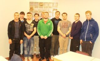 Vélstjórnarnemar á síðustu námsönn.