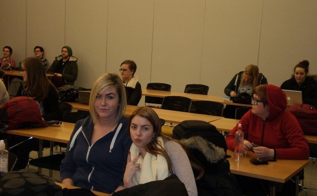 Nemendur í áfanga í kynjafræði.