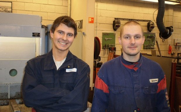 Bræðurnir Jóhann (t.v.) og Guðmundur.