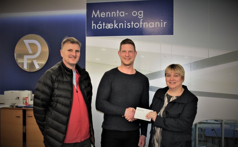 Óskar Ingi, Aðalsteinn Ernir og Sigríður Huld.