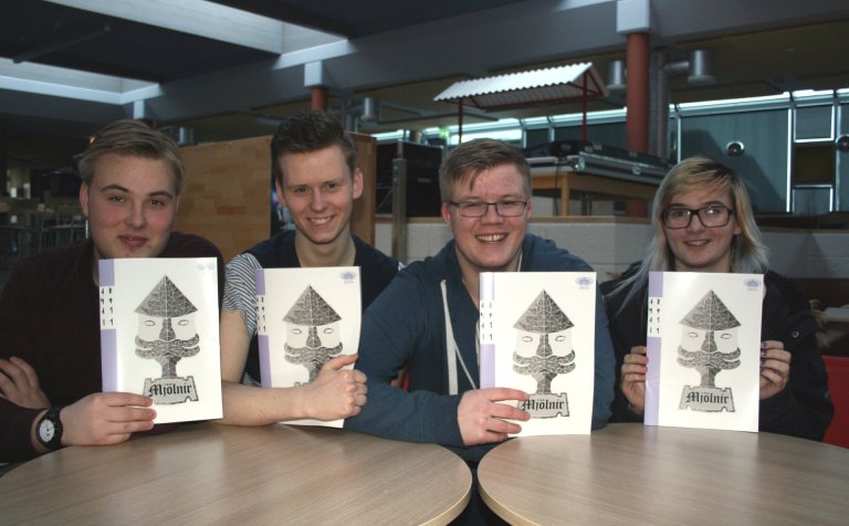 Frá vinstri: Baldur, Haukur, Stefán og María.