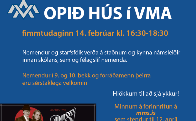 Opið hús í VMA