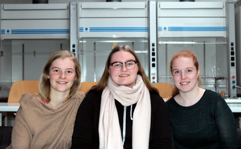 Frá vinstri: Bergþóra, Ingibjörg og Rakel.