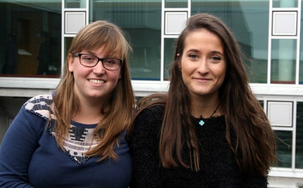 Anna Schreurs (t.v.) og Sofia Mullor Pla.