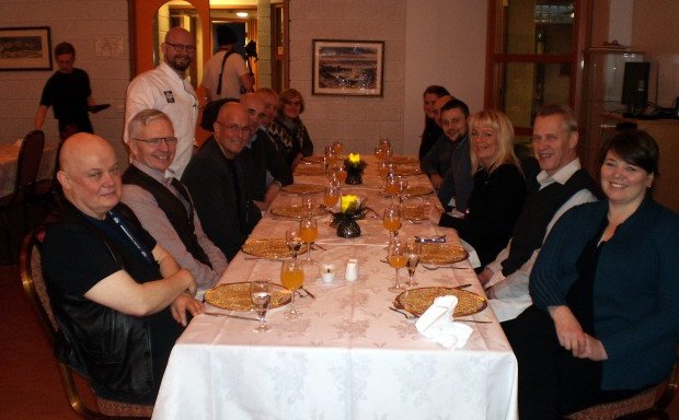 Hádegisverður á matvælabraut.