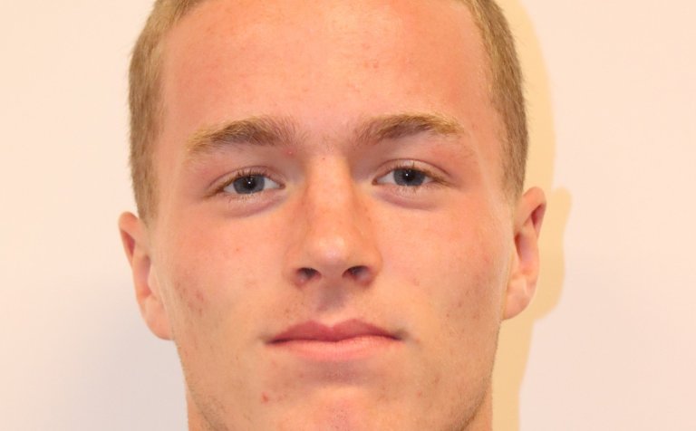 Snorri Kristinsson, nemandi á íþrotta- og lýðheilsubraut og fótboltamaður í 2. flokki og meistaraflo…