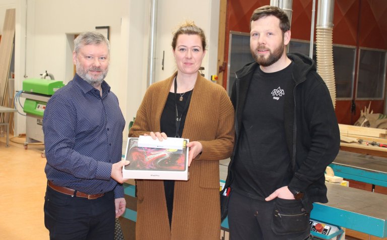 Heimir Kristinsson, Anna María og Helgi Valur.