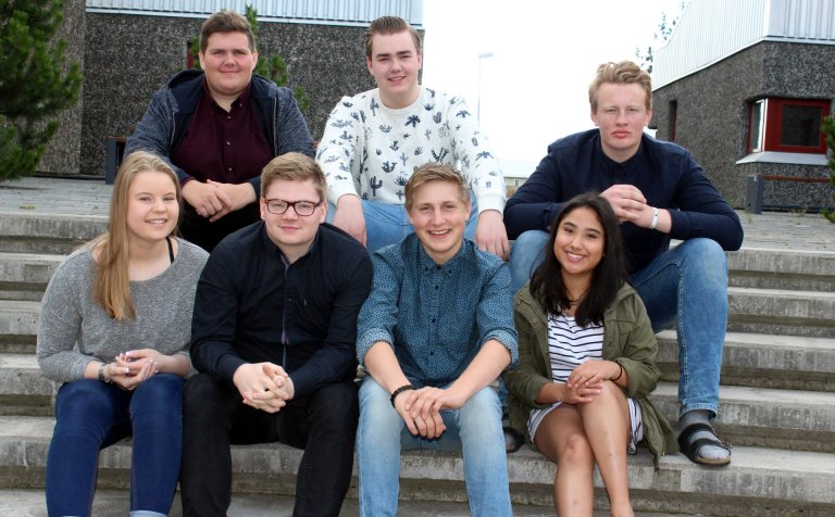 Stjórn Þórdunu nemendafélags 2016-2017.