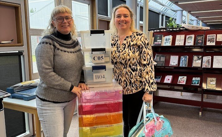 Samfélagsgreinakennararnir Valgerður Dögg og Hrafnhildur.