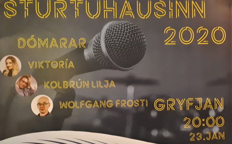 Tíu lög verða í Sturtuhausnum 2020.