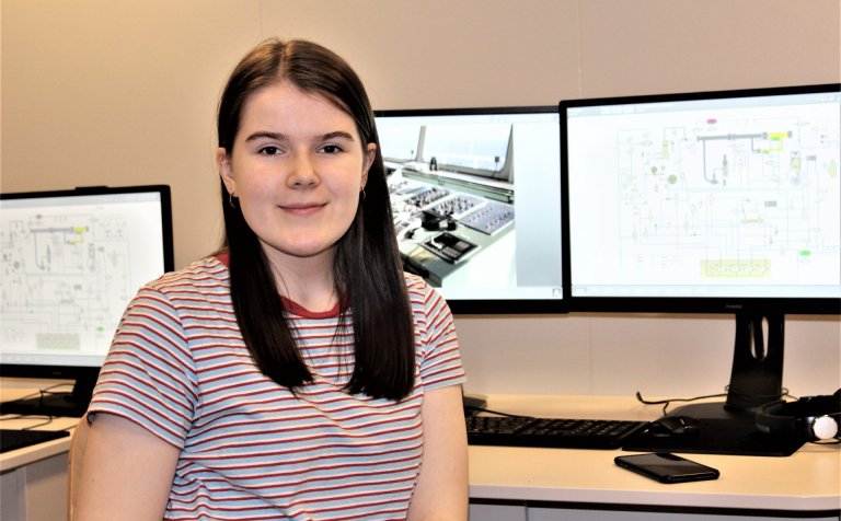 Þóra Kolbrún Jóhannsdóttir, nemi í vélstjórn.