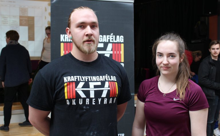 Þorsteinn Ægir og Anna Marý.