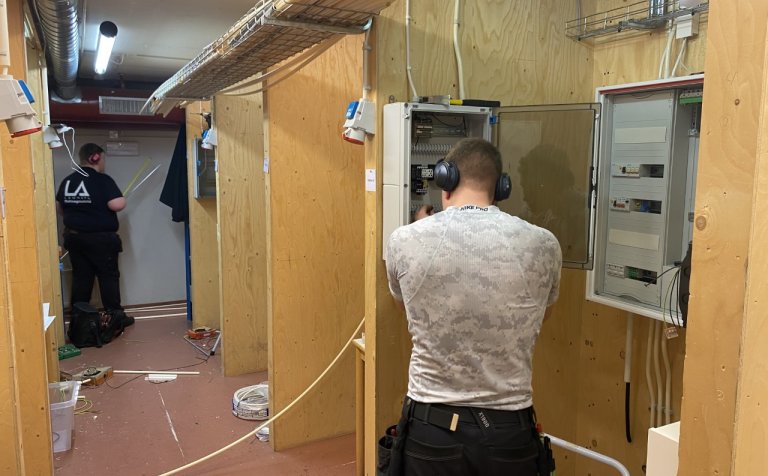 Svipmynd úr sveinsprófnu. Mynd: Haukur Eiríksson.