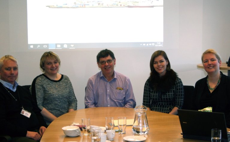 Stjórn FabEy á sínum fyrsta fundi í gær.