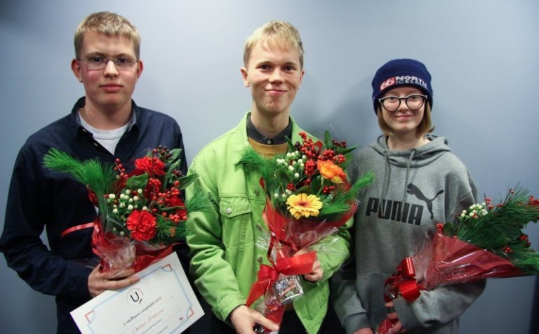 Frá vinstri: Oddur, Sölvi og Anna Kristjana.