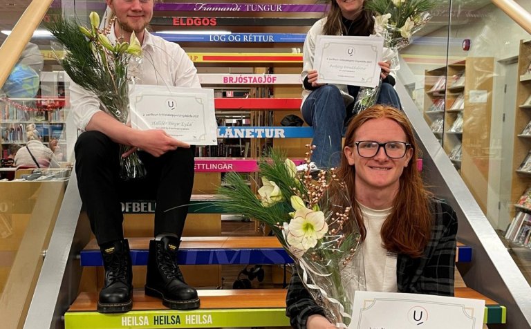 Halldór, Þorbjörg og Þorsteinn. Mynd: RHR/Akbær.