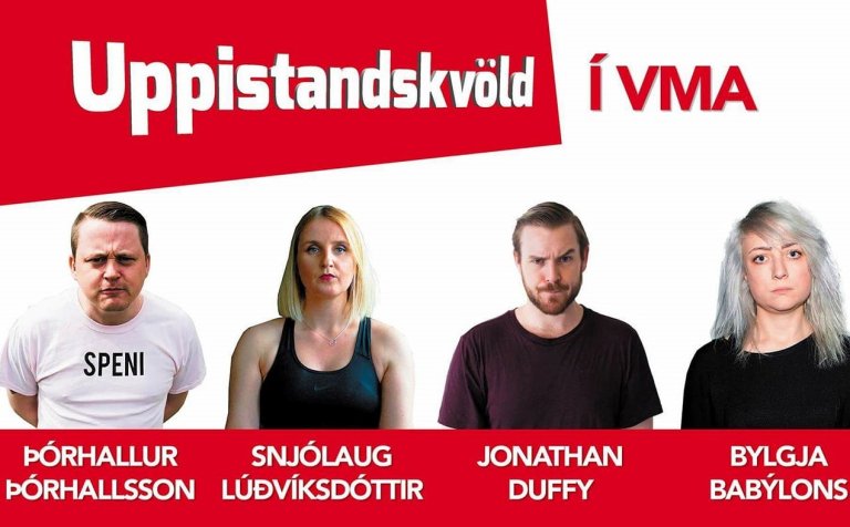 Uppistandskvöld í Gryfjunni í kvöld