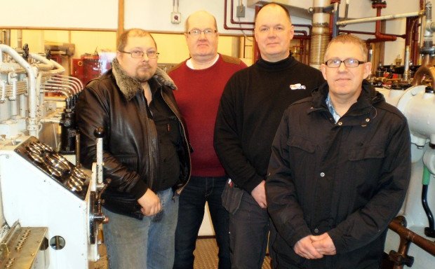 Frá vinstri: Sigurður, Örn, Guðmundur og Kristján.