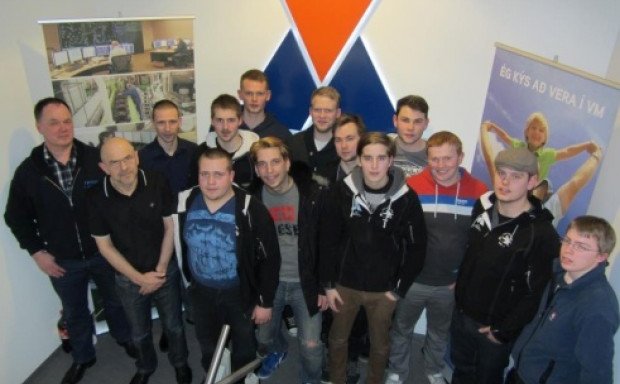 Vélstjórnarnemar í heimsókn hjá VM.