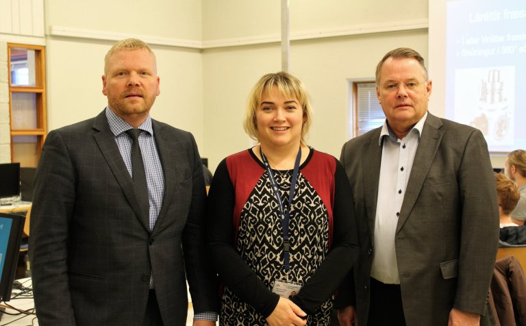 Arnar Páll, Sigríður Huld og Lárus.