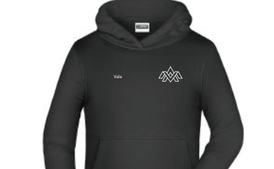 Hin nýja VMA-skólapeysa.