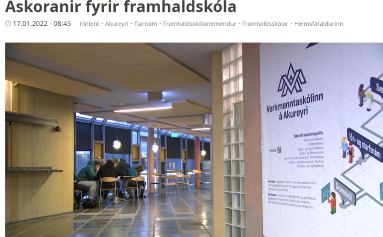 VMA í fréttum RÚV