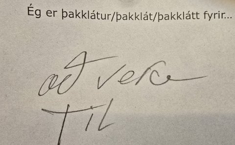 Tilbrigði við þakklæti