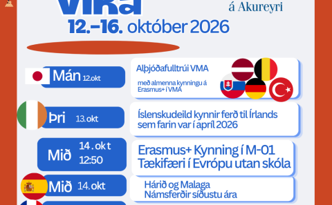 Erasmus+ vika í VMA