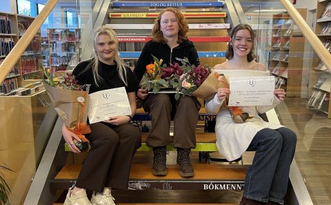 Mars Baldurs hlaut fyrstu verðlaun í ritlistakeppni Ungskálda árið 2025. Mynd: Akureyri.is